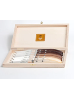 Claude Dozorme Steak knives Set of 6 - natural/brown/cream