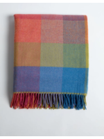 Foxford Mills Foxford Sorcha Lambswool Throw (multicolor block)