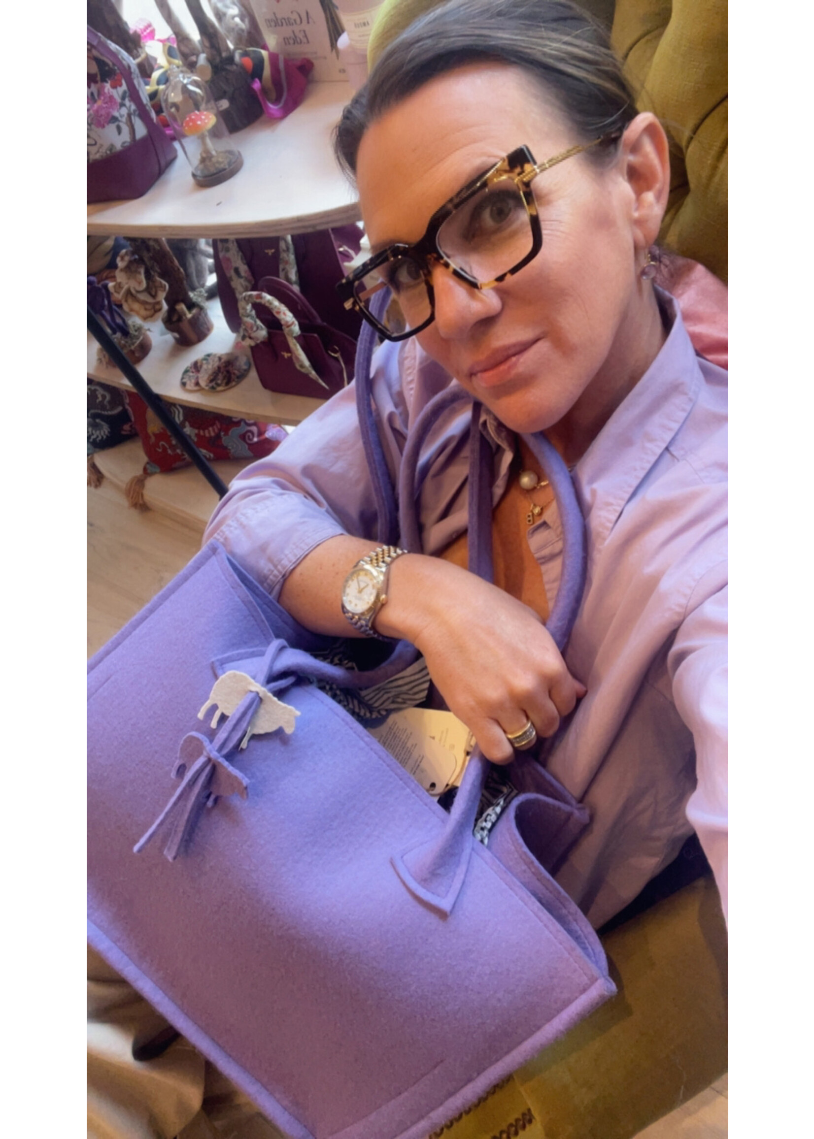 Ste Marg Scot Ste Marg Scot Tote - Mauve