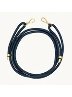 Louvini Paris Louvini Cross Body Sailing Rope Adjustable Strap 1 - Solid Tessa Marine Blue/ Gold
