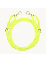 Louvini Paris Louvini Cross Body Sailing Rope Adjustable Strap 1 - Solid Tessa Yellow/ Fluorescent/ Gold