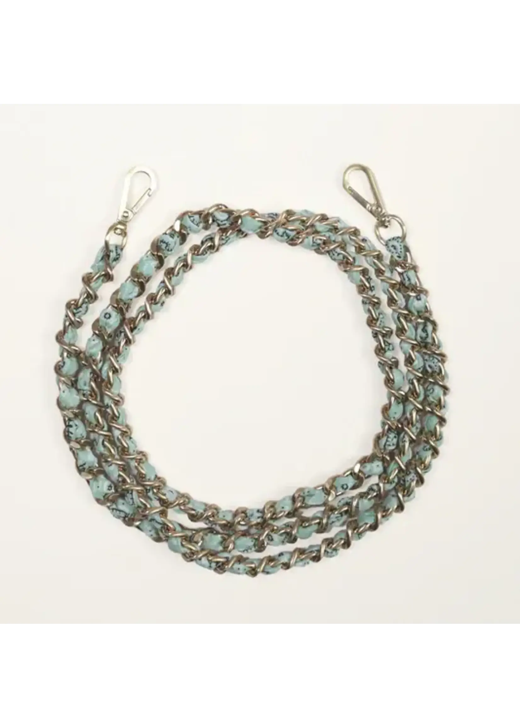 Louvini Paris Louvini Specialty Straps Chanel Chain - Green