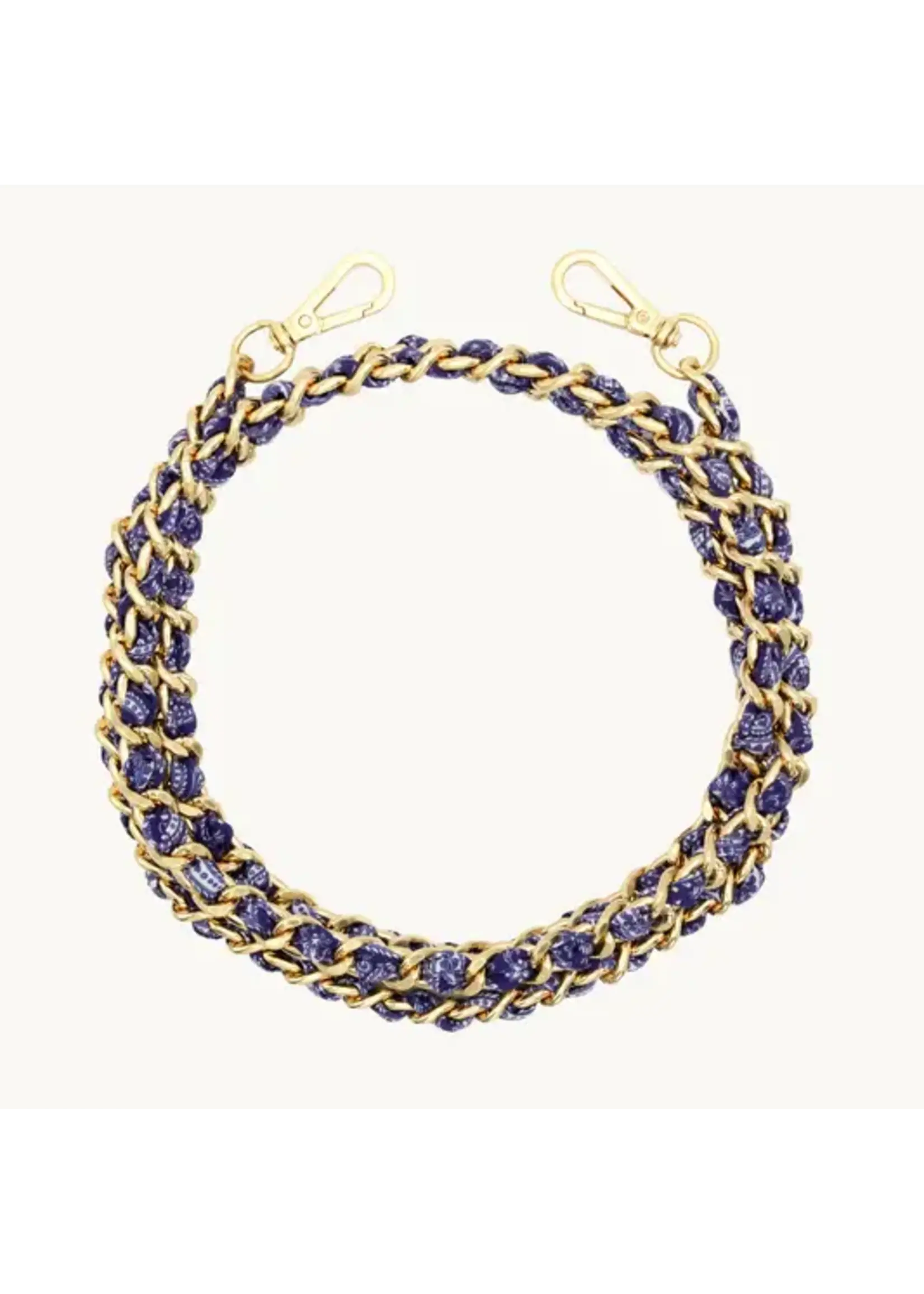 Louvini Paris Louvini Specialty Straps Chanel Chain - Violet