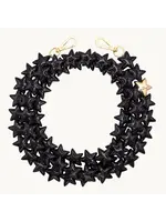 Louvini Paris Louvini Specialty Straps Resin Stars - Black