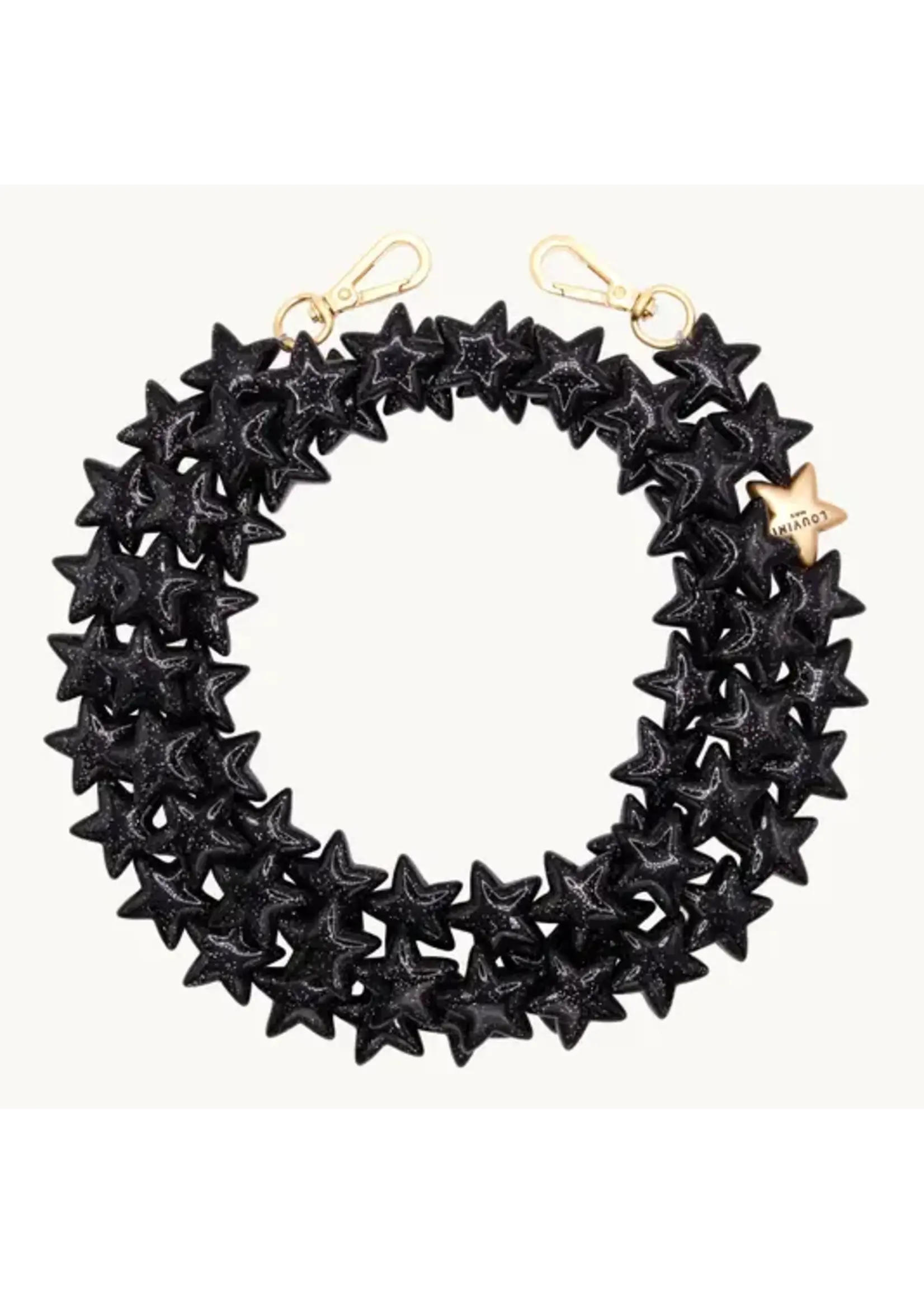 Louvini Paris Louvini Specialty Straps Resin Stars - Black