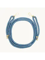 Louvini Paris Louvini Cross Body Sailing Rope Adjustable Strap 1 - Multicolour Tessa Blue/Blue/Gold
