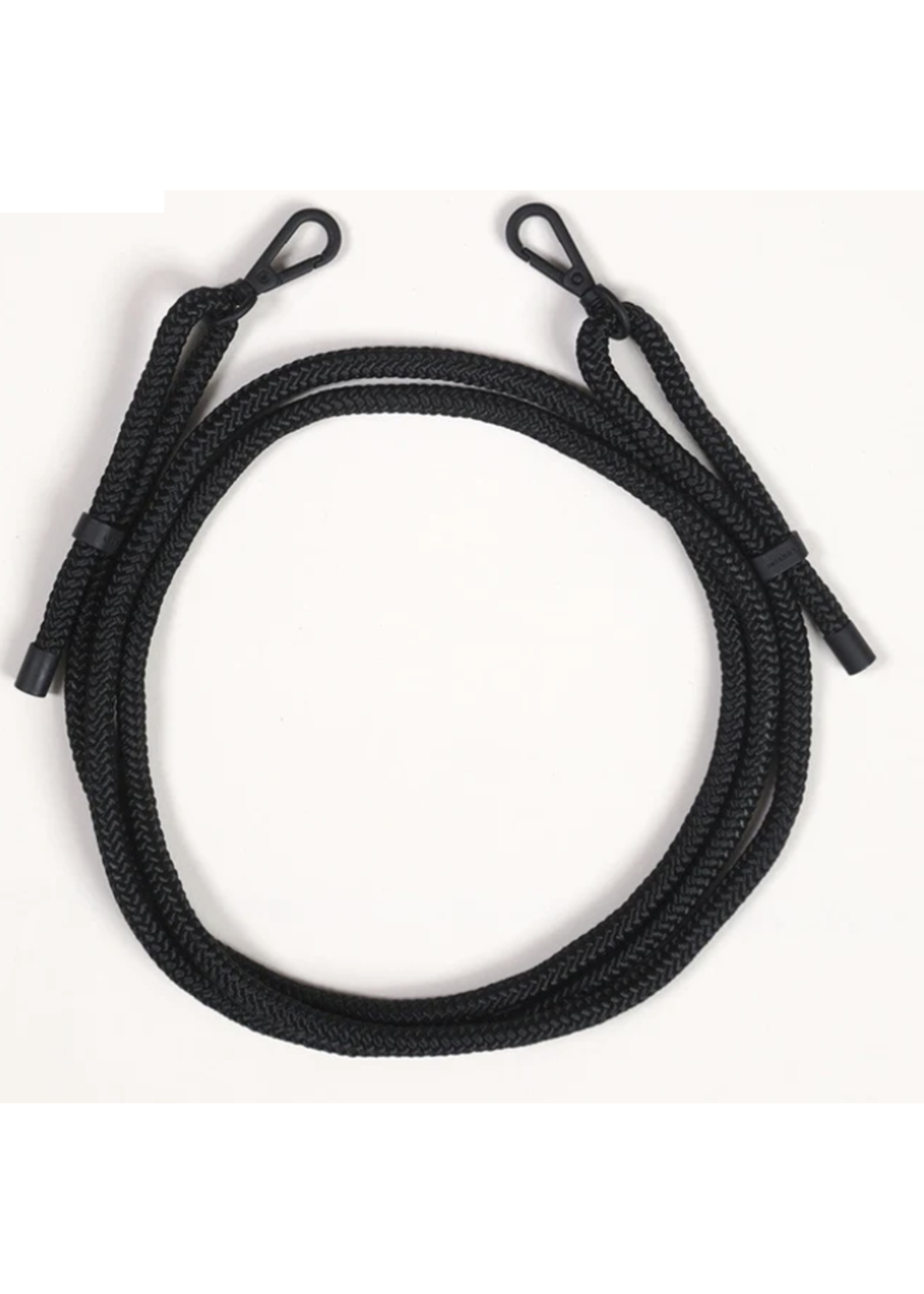 Louvini Paris Louvini Cross Body Sailing Rope Adjustable Strap Sam Black/Black