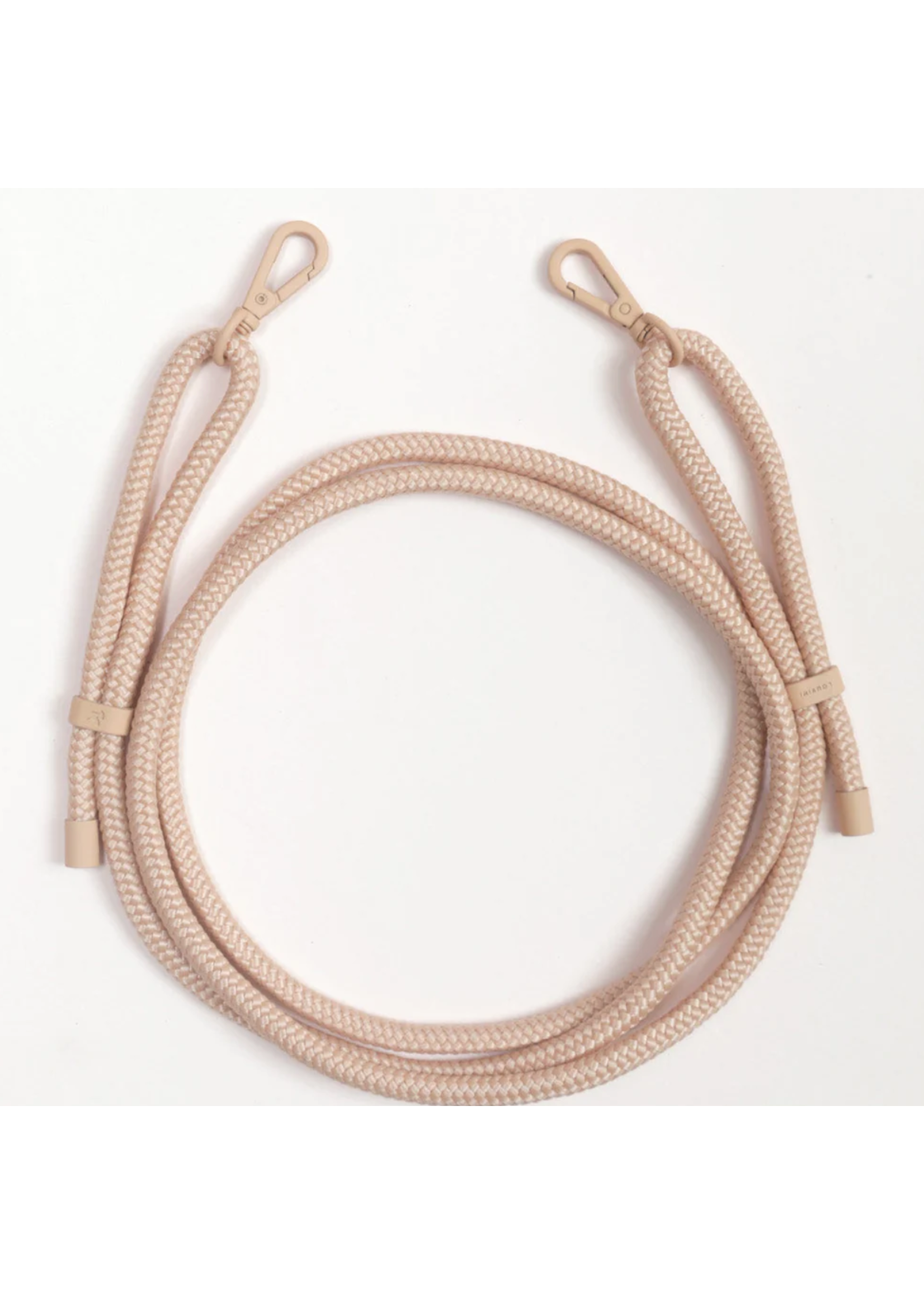 Louvini Paris Louvini Cross Body Sailing Rope Adjustable Strap Sam Nude/Nude