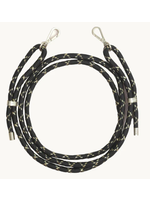 Louvini Paris Louvini Cross Body Sailing Rope Adjustable Strap - Tessa  Doré /Black/Gold