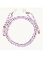 Louvini Paris Louvini Cross Body Sailing Rope Adjustable Strap - Tessa Dorè pink/gold