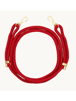 Louvini Paris Louvini Cross Body Sailing Rope Adjustable Strap - Tessa  Multi Red/Bordeaux
