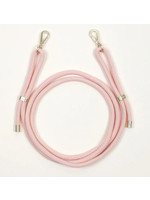 Louvini Paris Louvini Cross Body Sailing Rope Adjustable Strap - Tessa Blush/Gold