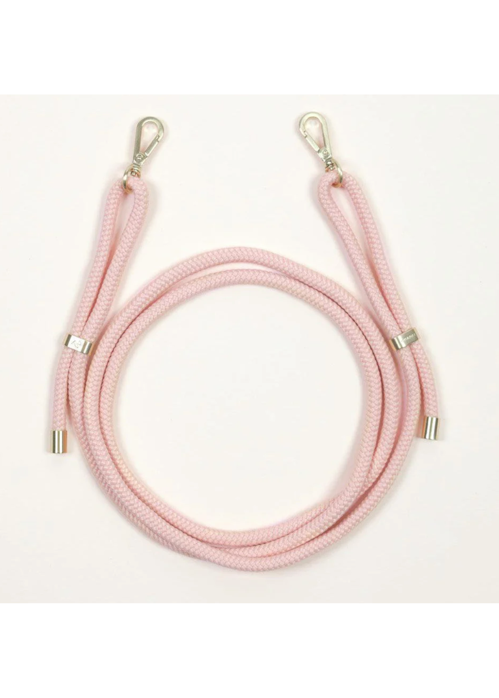 Louvini Paris Louvini Cross Body Sailing Rope Adjustable Strap - Tessa Blush/Gold
