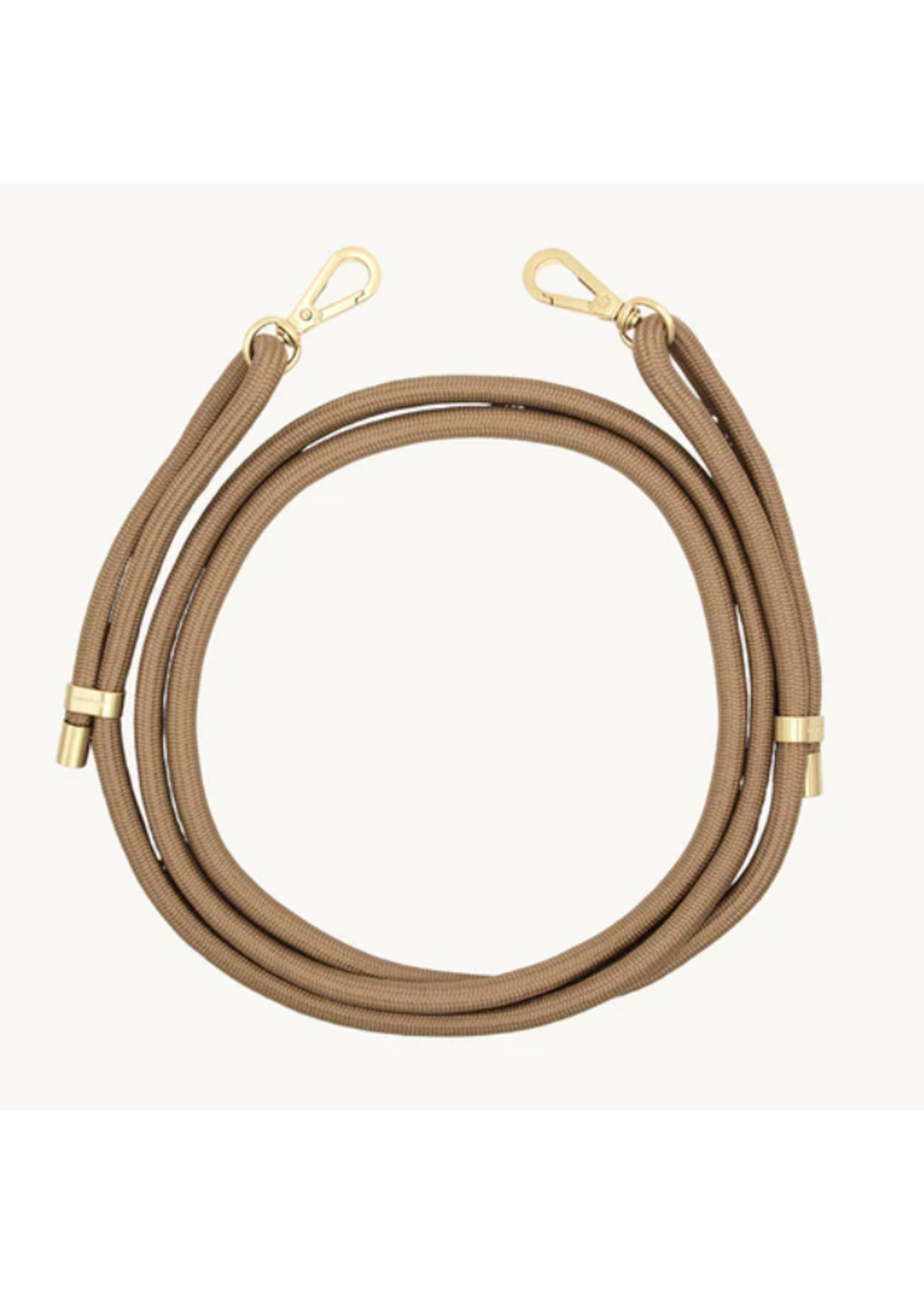 Louvini Paris Louvini Cross Body Sailing Rope Adjustable Strap - Tessa Camel