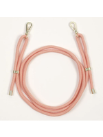 Louvini Paris Louvini Cross Body Sailing Rope Adjustable Strap - Tessa Coral/gold