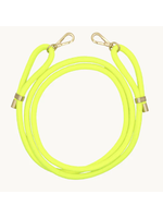 Louvini Paris Louvini Cross Body Sailing Rope Adjustable Strap - Tessa Fluo Yellow/gold