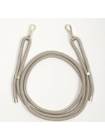 Louvini Paris Louvini Cross Body Sailing Rope Adjustable Strap - Tessa Taupe/Gold
