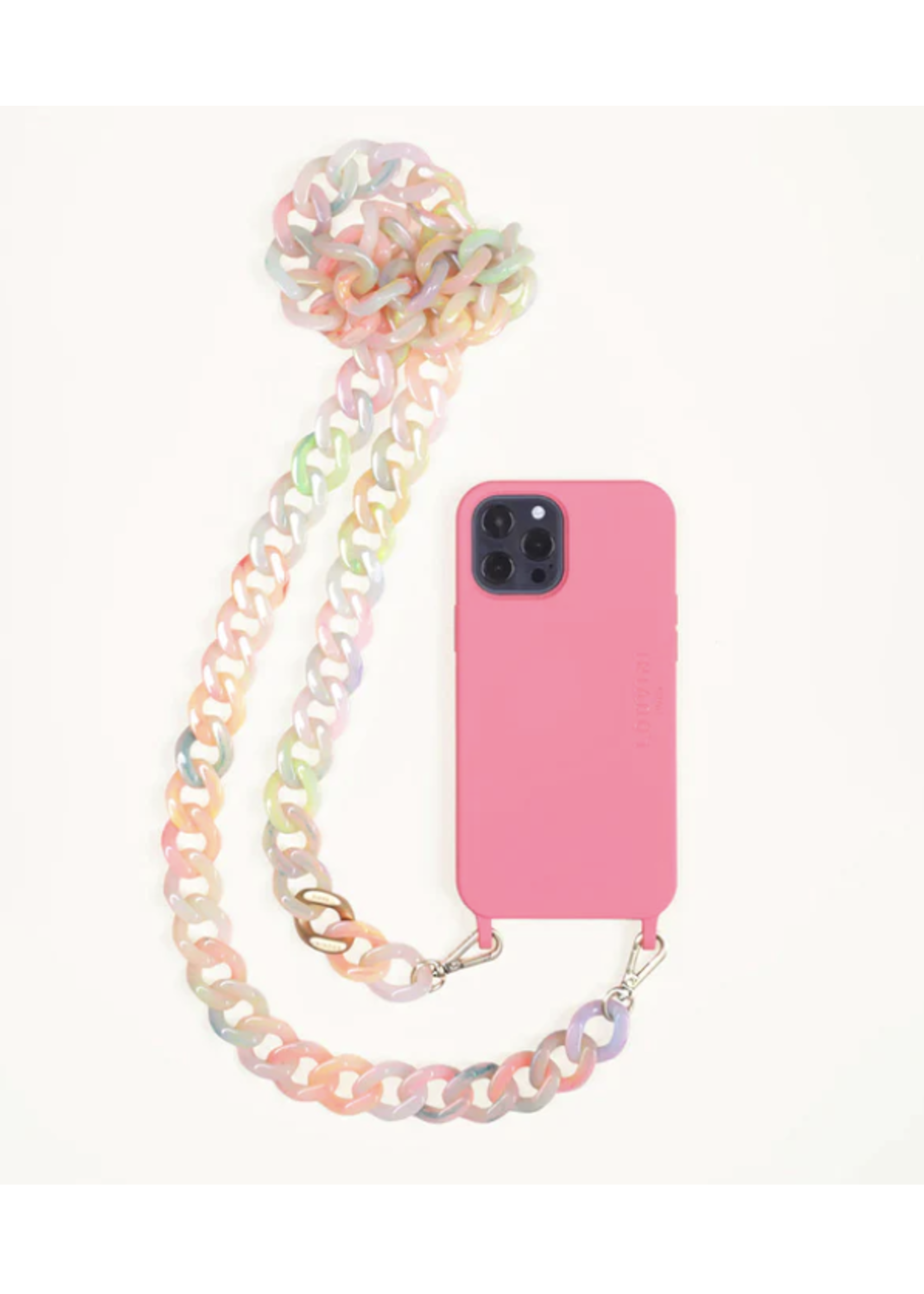 Louvini Paris Louvini Zoe Resin Cross Body Strap  - Fluo