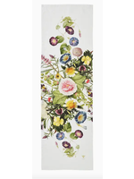 Koustrupco Flower Garden Linen Table Runner  145cm x 45cm
