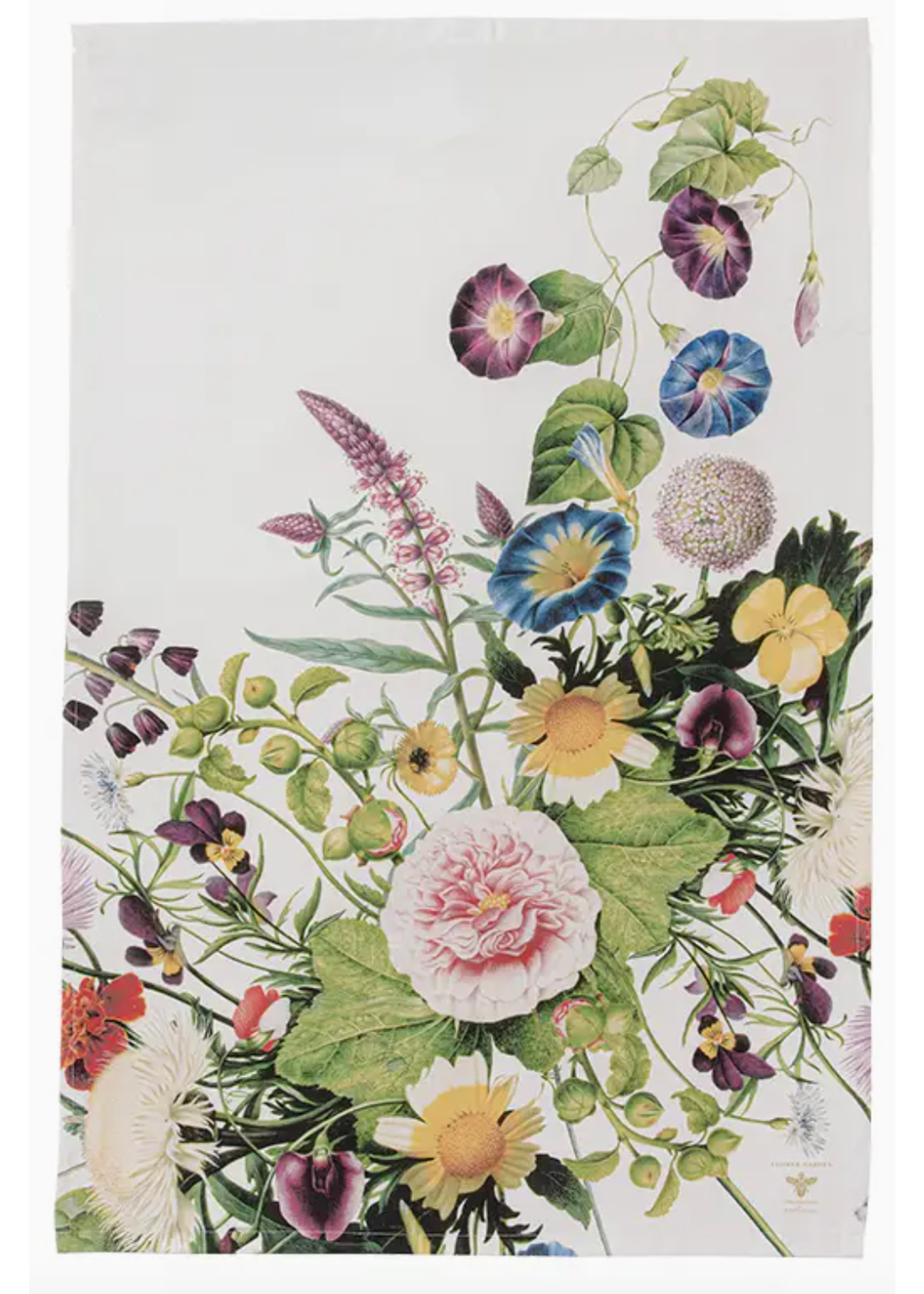Koustrupco Flower Garden tea towel