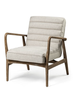 Mercana Mercana Ajax Cream Upholstered Chair