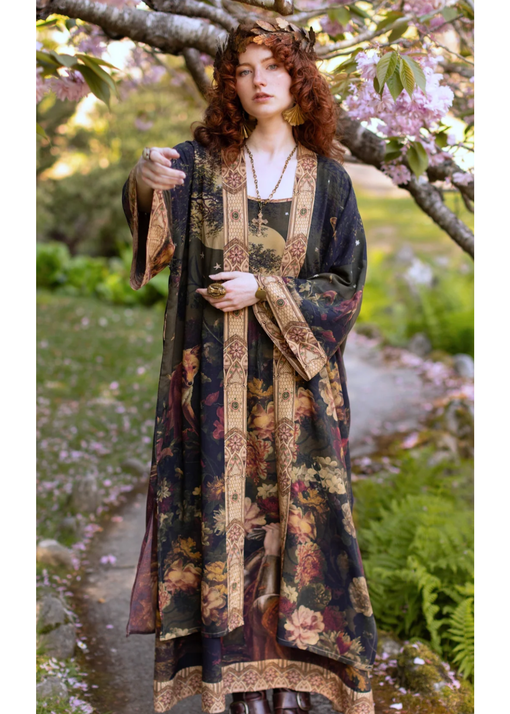 Market of Stars The Messenger Opera Duster Kimono
