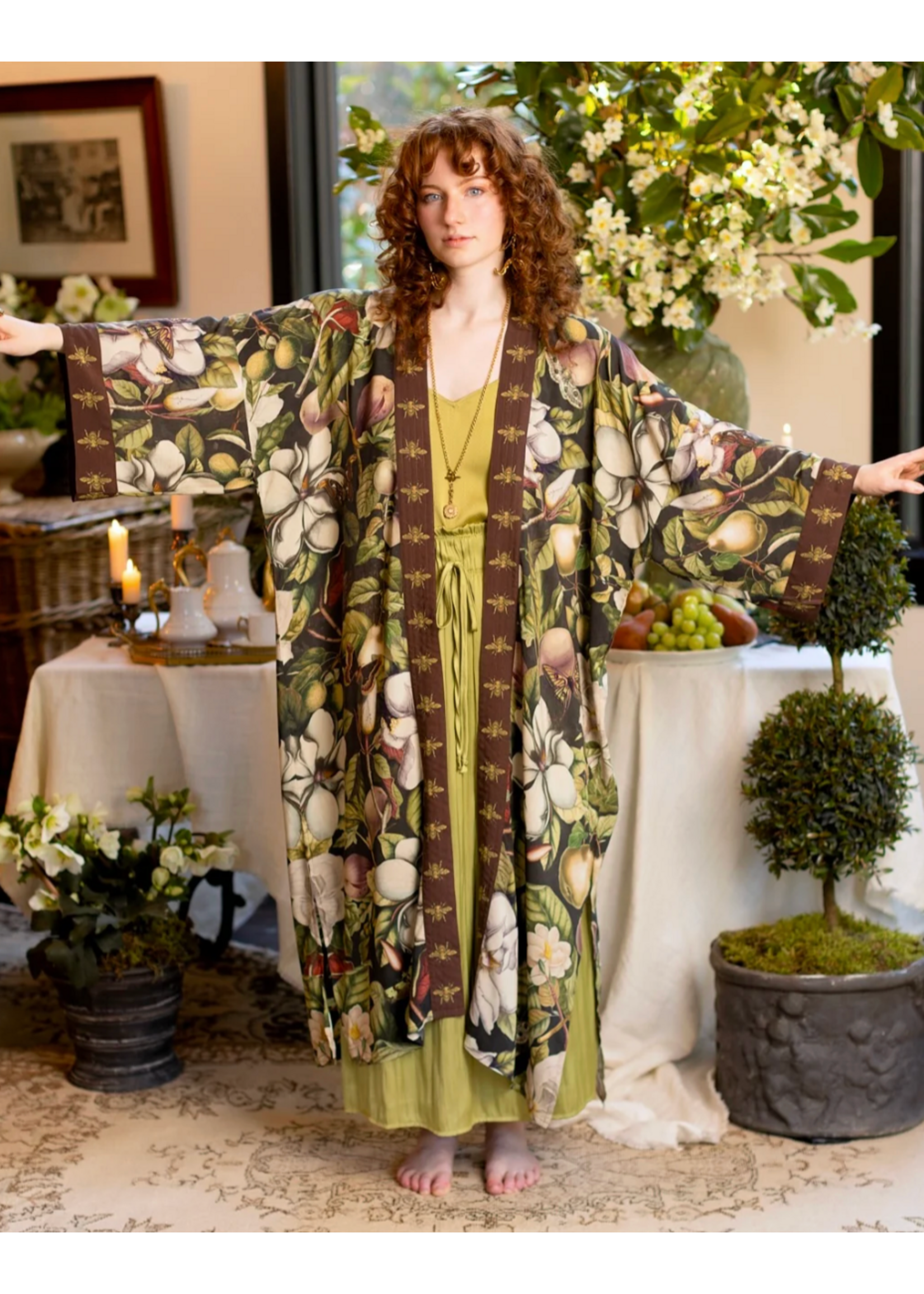 Market of Stars Fleur de Lune Opera Duster Kimono