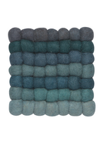 Danica Felted wool trivet - Lagoon