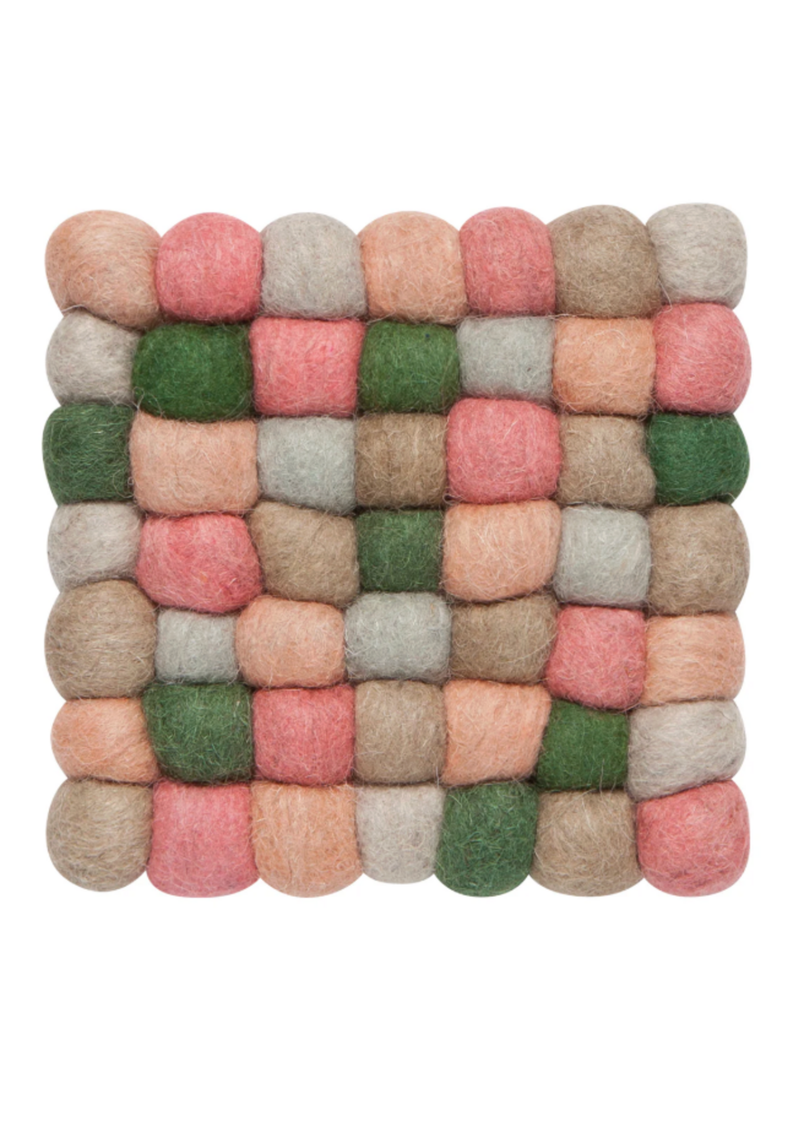 Danica Felted wool trivet - Nectar