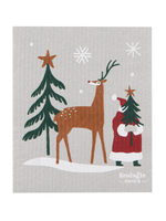 Danica Swedish Dishcloth : Santa's Reindeer