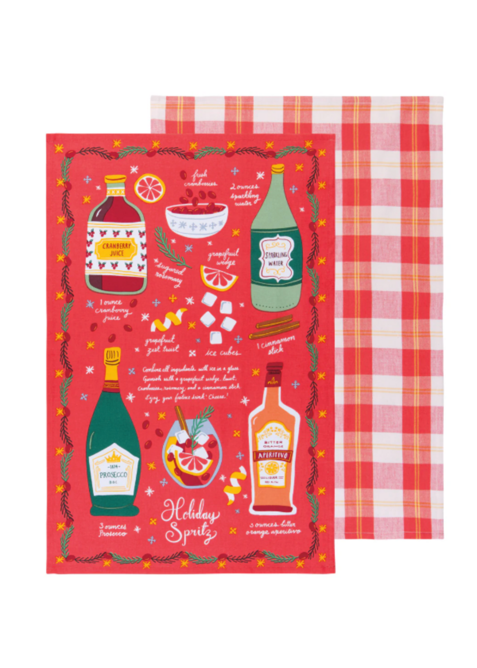 Danica Holiday Spirits Tea Towel - set of 2