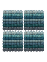 Danica Danica Felt Coasters - Lagoon