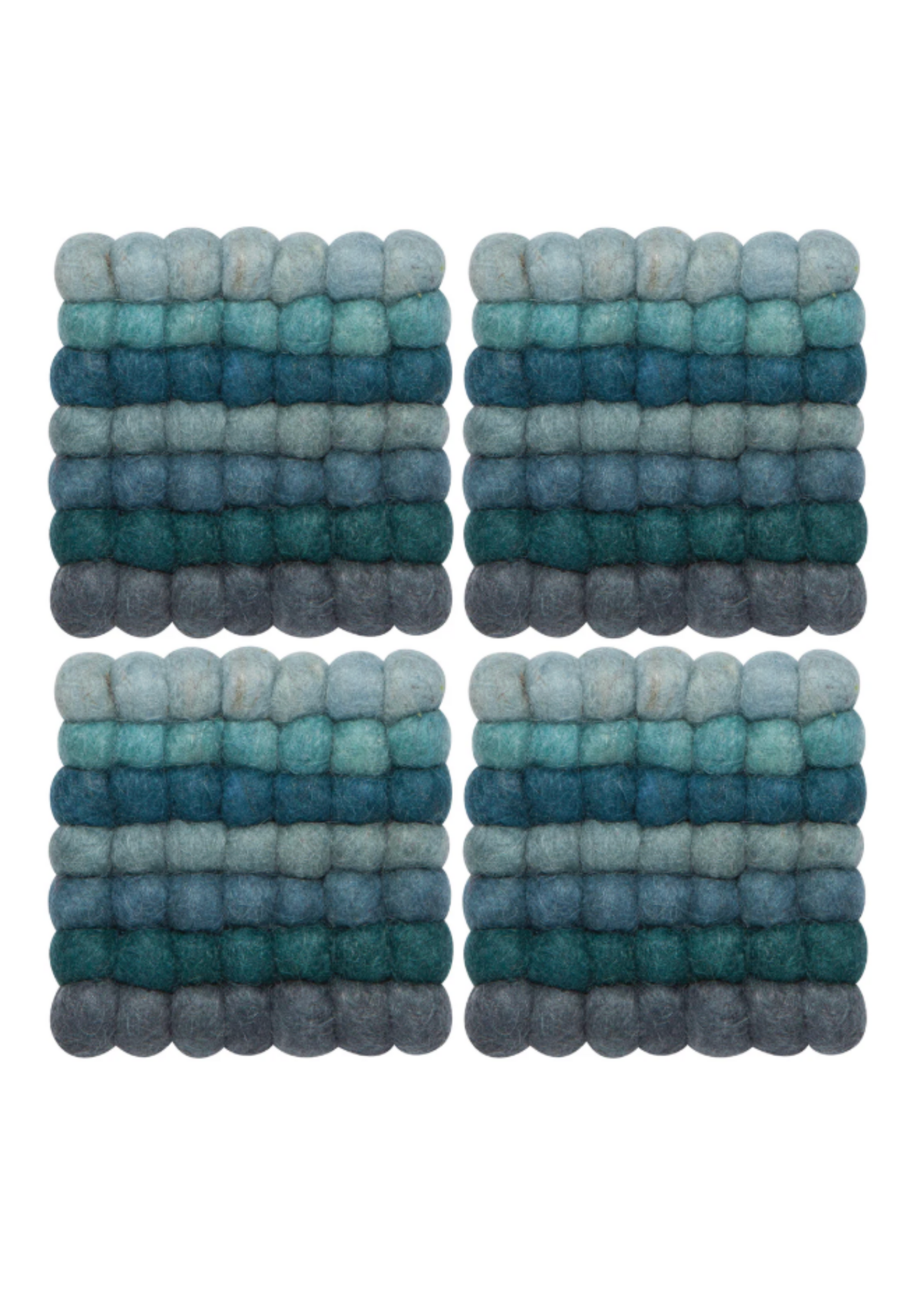 Danica Danica Felt Coasters - Lagoon