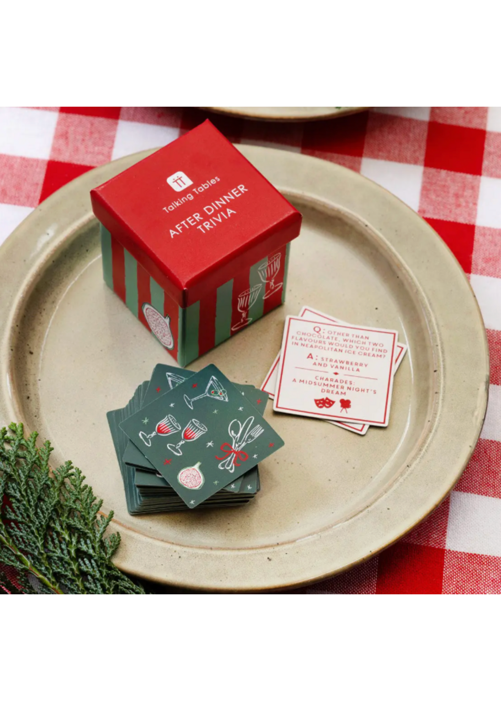 Talking Tables Talking Tables - After Dinner Christmas Trivia Game