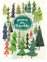 Peter Pauper Press Mini Boxed cards : Festival of Trees (Peace on Earth)