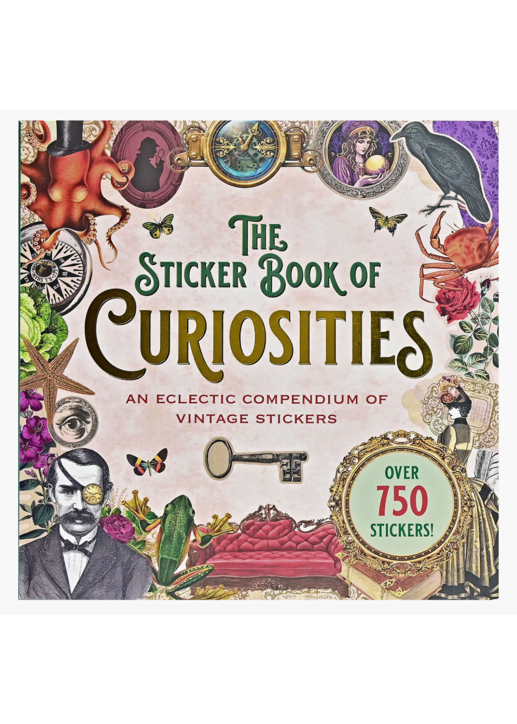 Peter Pauper Press Sticker Book of Curiosities