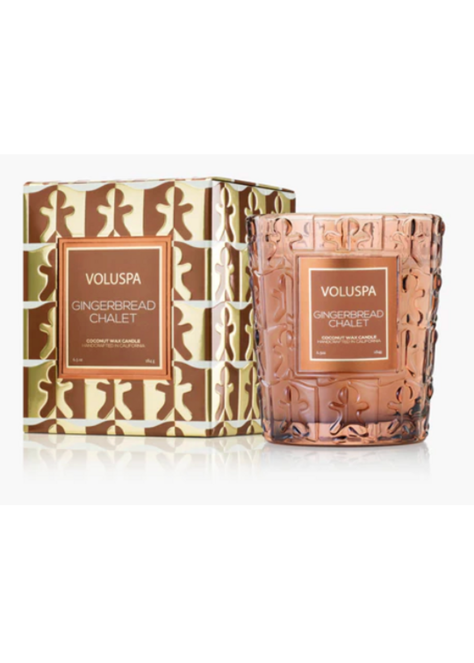 Voluspa Gingerbread Chalet Classic Boxed Candle 6.5oz