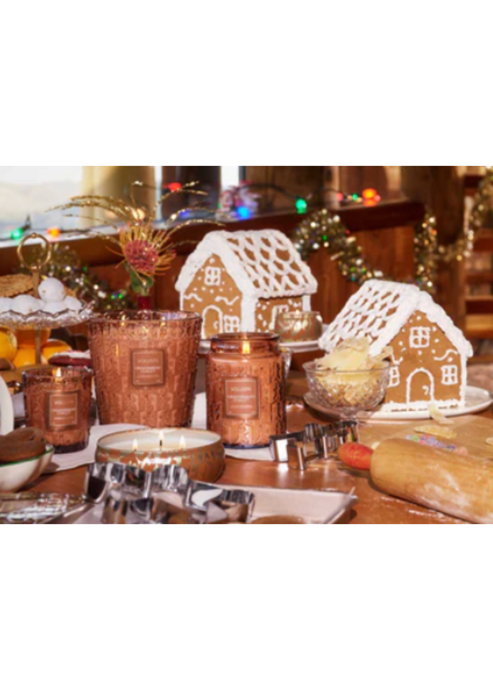 Voluspa Gingerbread Chalet Classic Boxed Candle 6.5oz