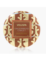 Voluspa Gingerbread Chalet Mini Tin
