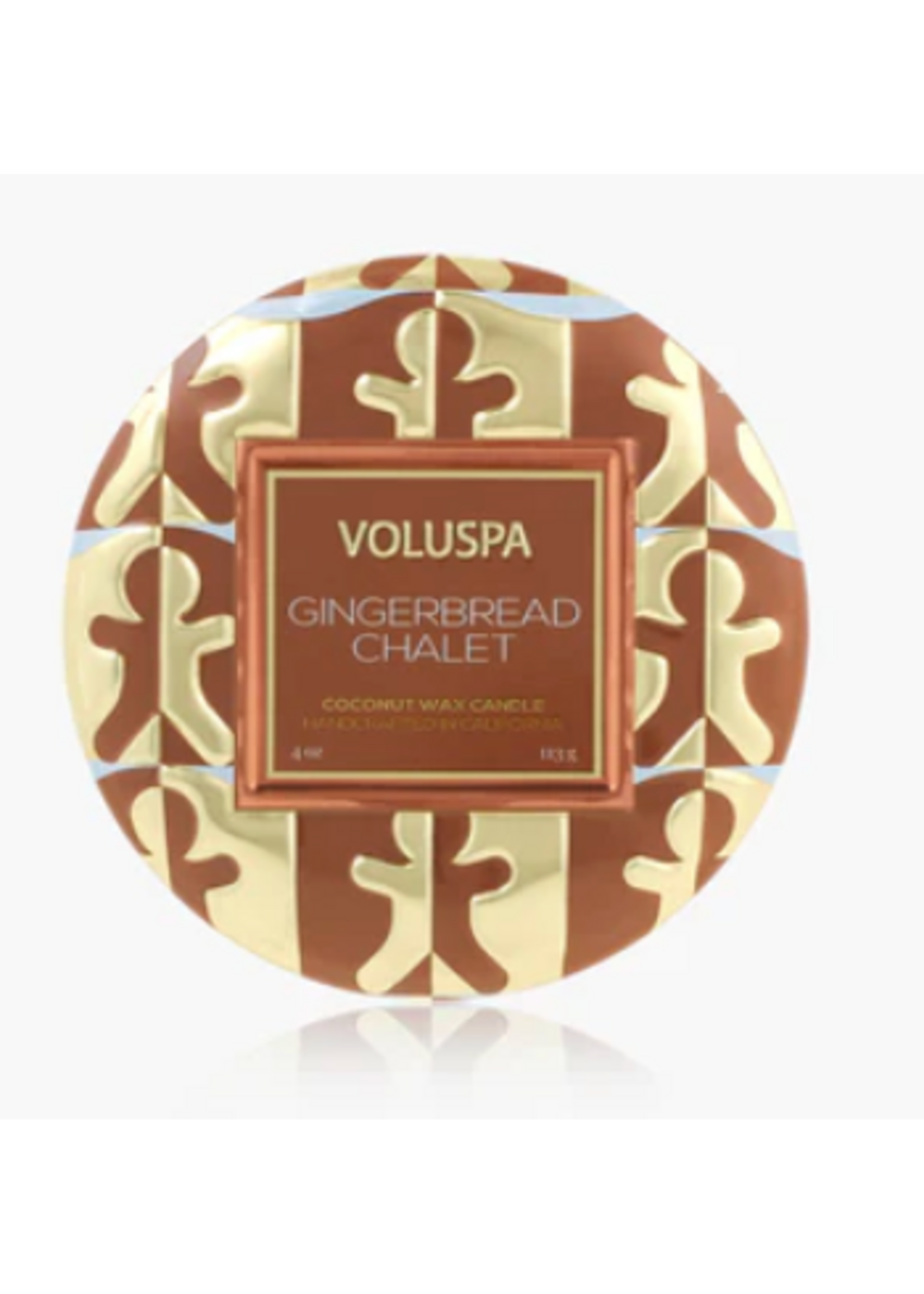 Voluspa Gingerbread Chalet Mini Tin