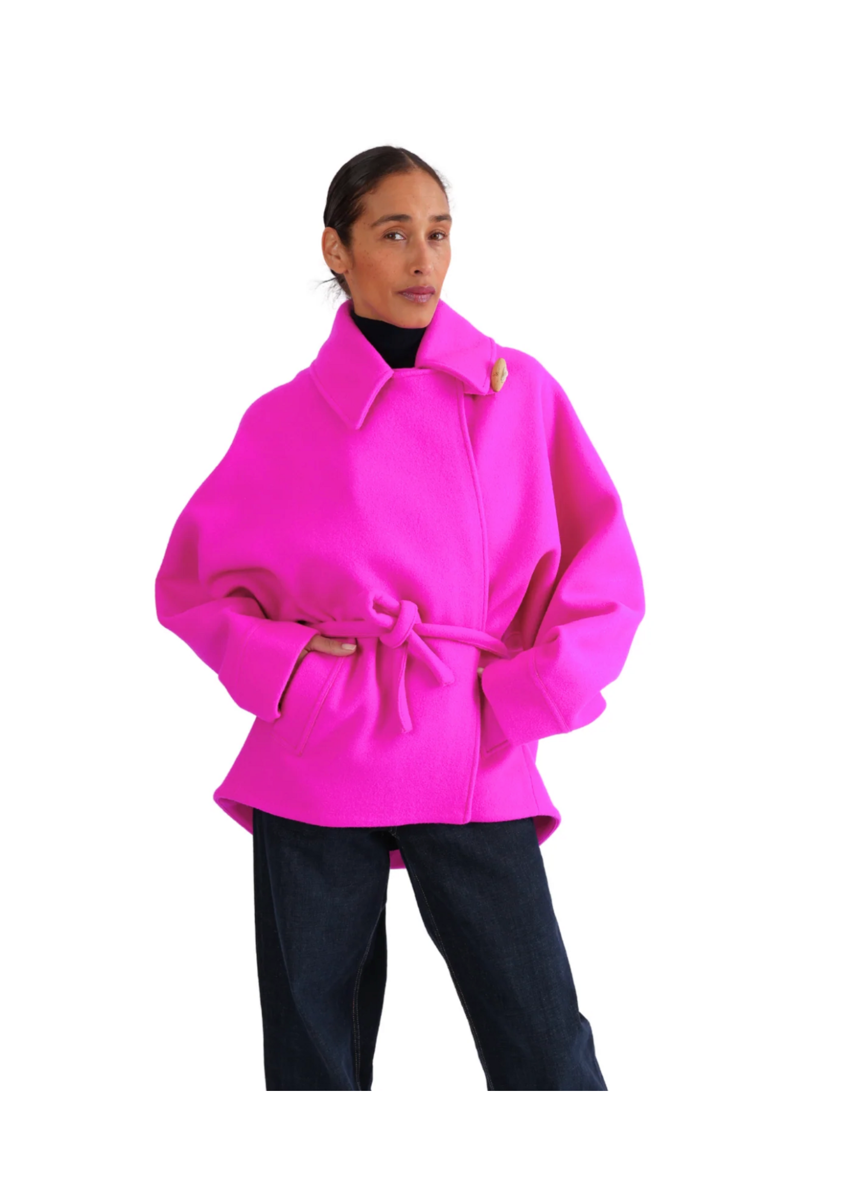 Ste Marg Scot Ste. Marg Scot - The Theodore Jacket - Power Pink XS/S
