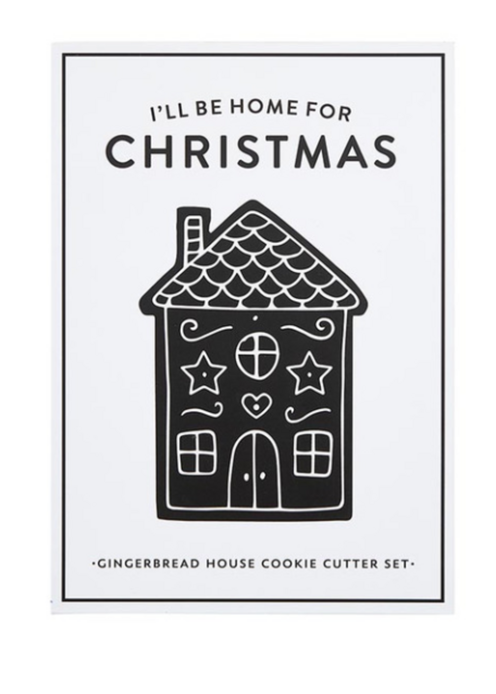 Creative Brands Gingerbread House Cookie Cutter Set