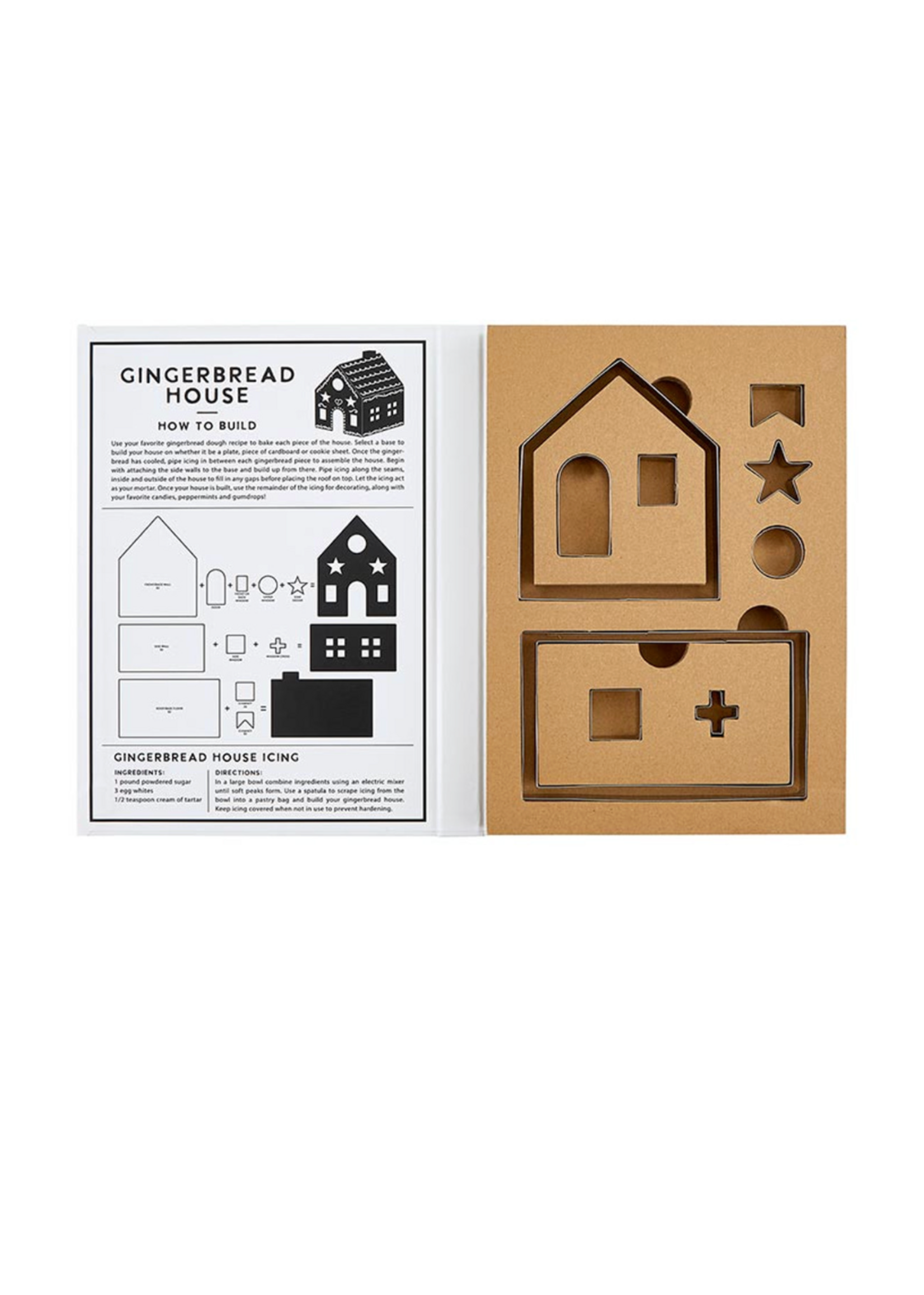 Creative Brands Gingerbread House Cookie Cutter Set