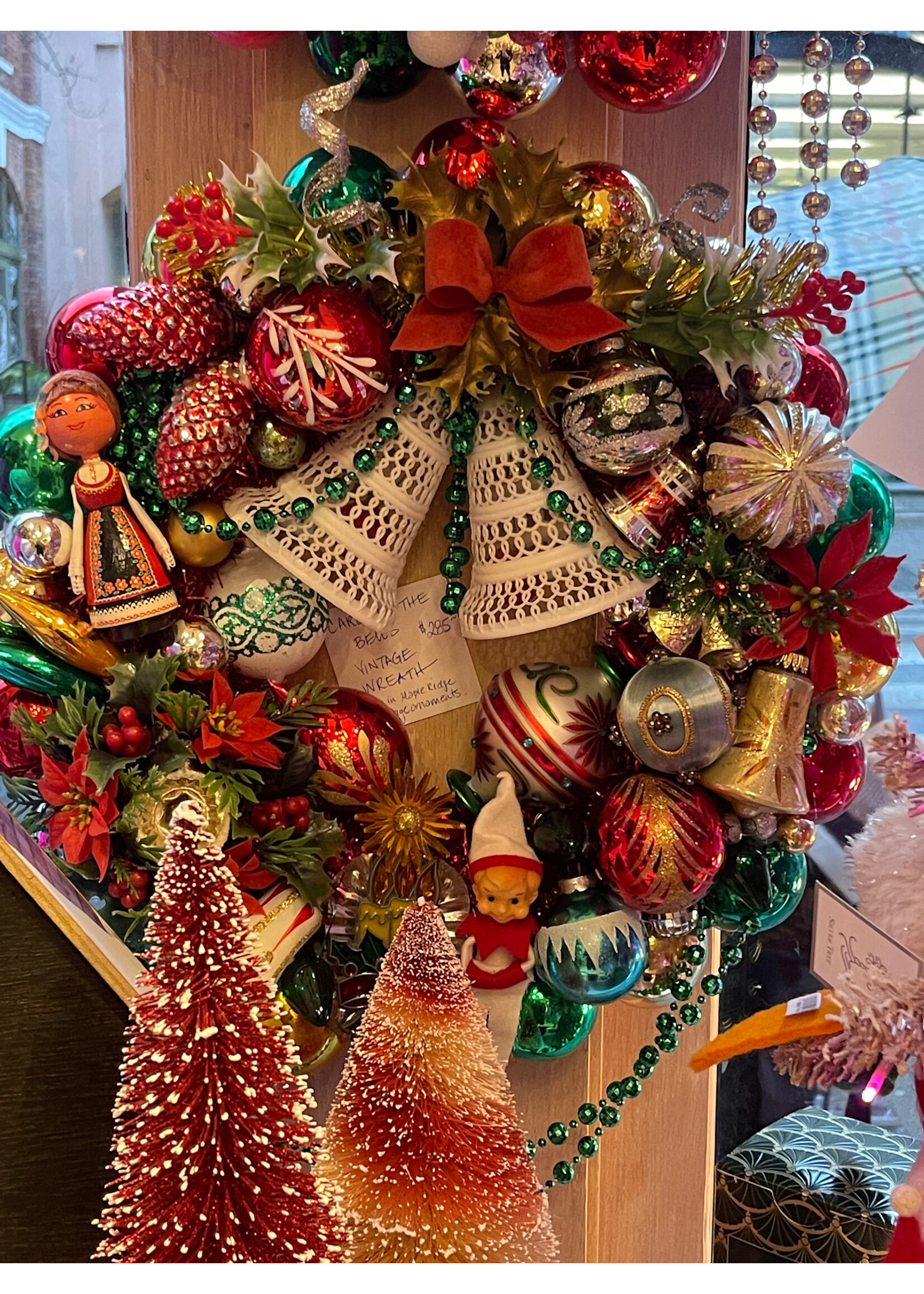 Carol of the Bells Vintage Wreath