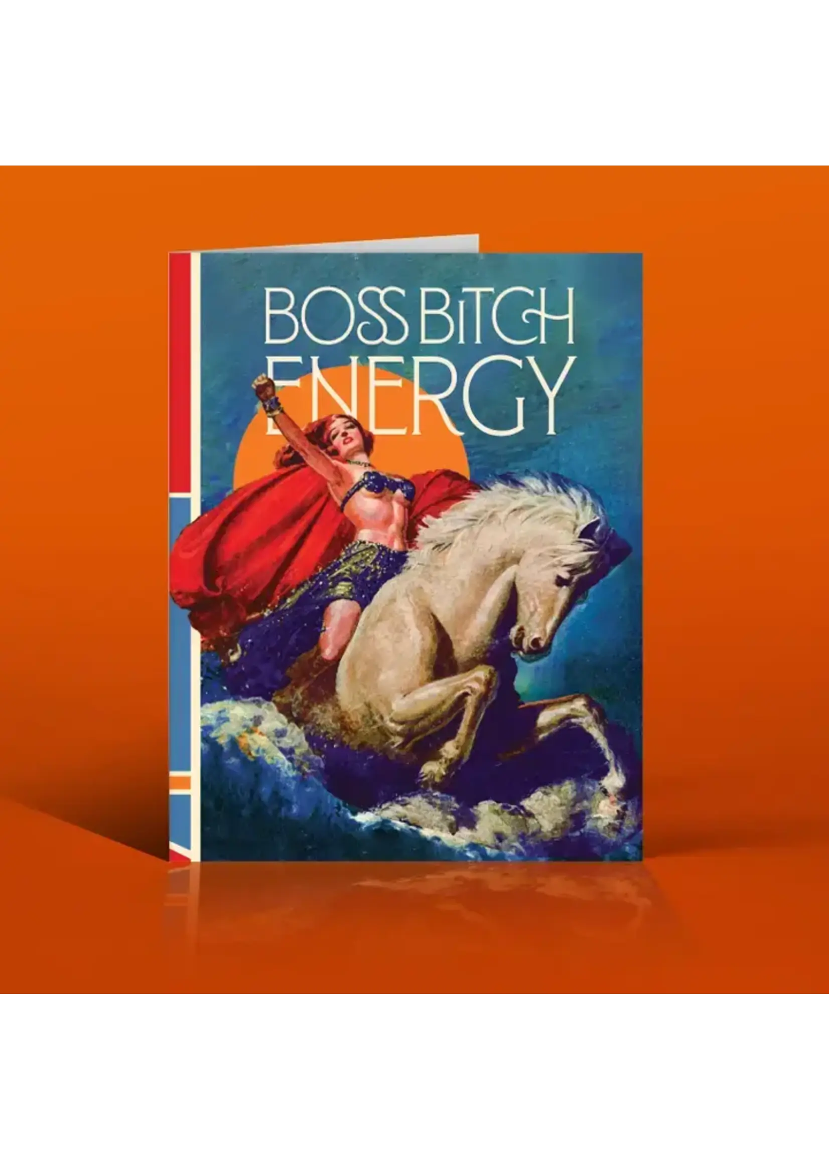 Offensively Delightful Boss Bitch Energy  Card