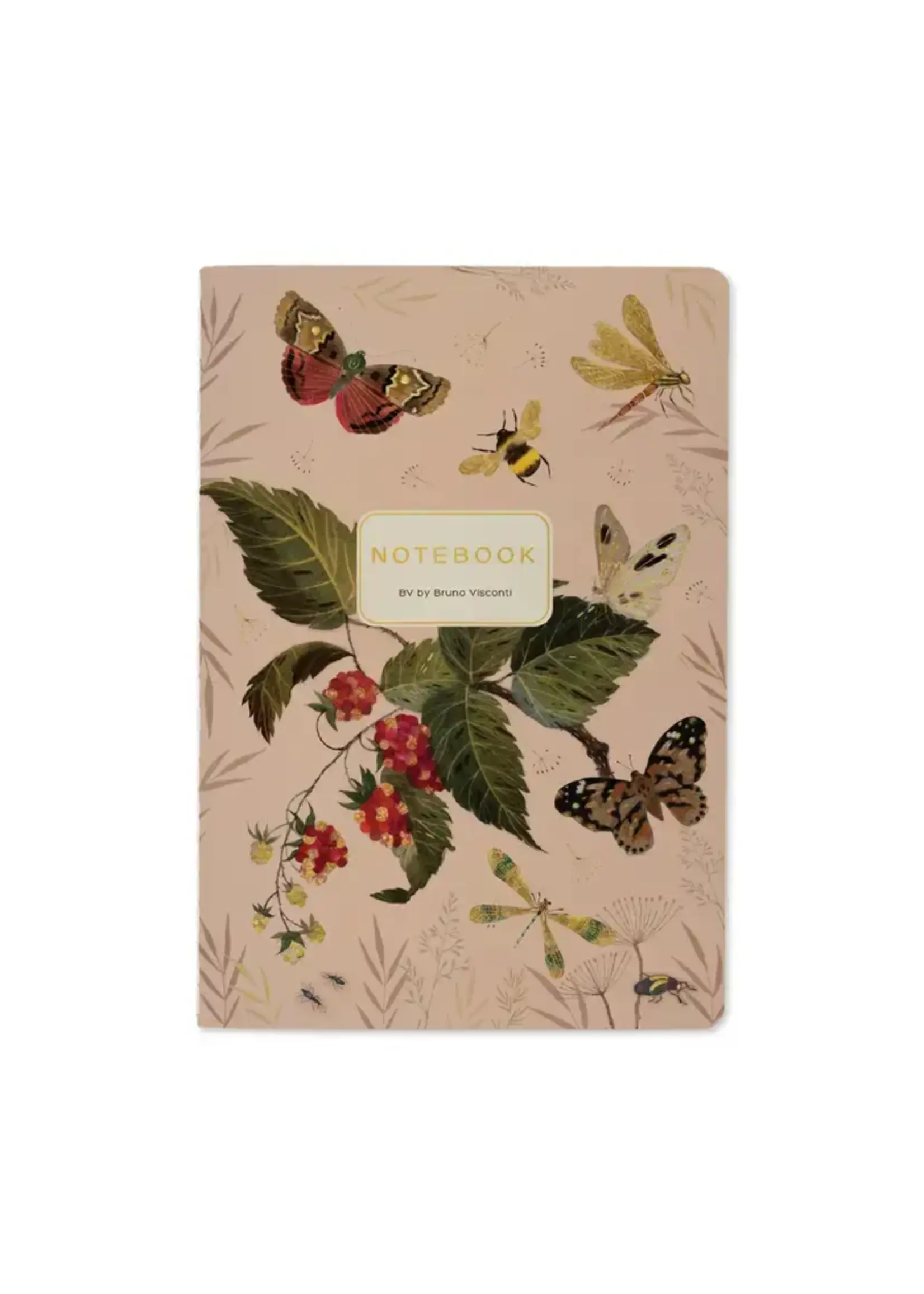 Bruno Visconti Butterflies and Berries Notebook