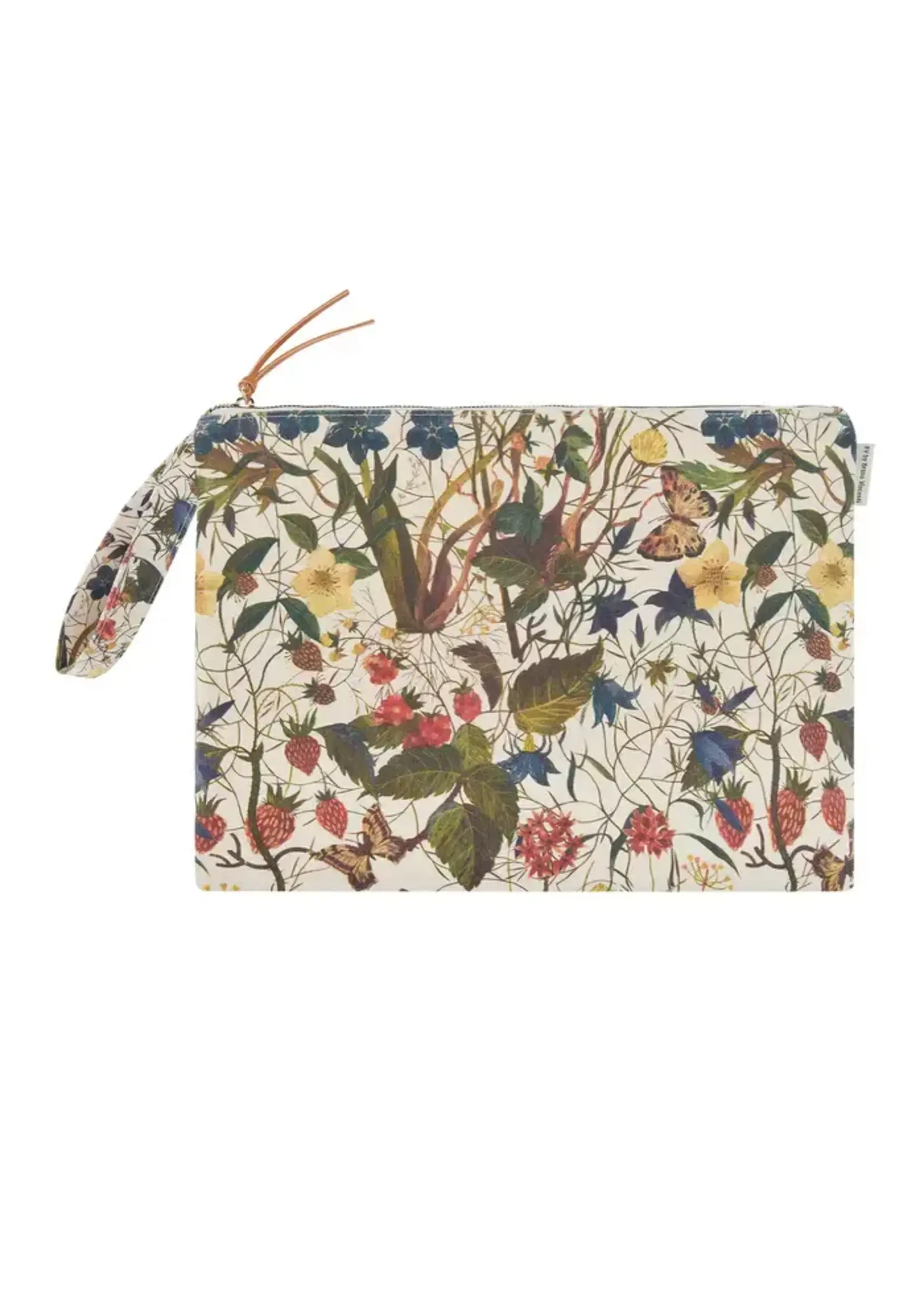 Bruno Visconti Laptop Pouch - Forest Flowers on White