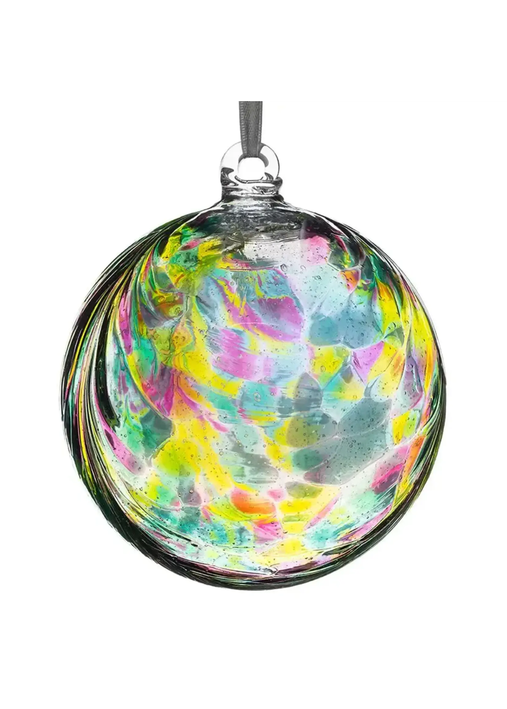 Sienna Glass Sienna Glass Ornament - Friendship Ball - Hummingbird
