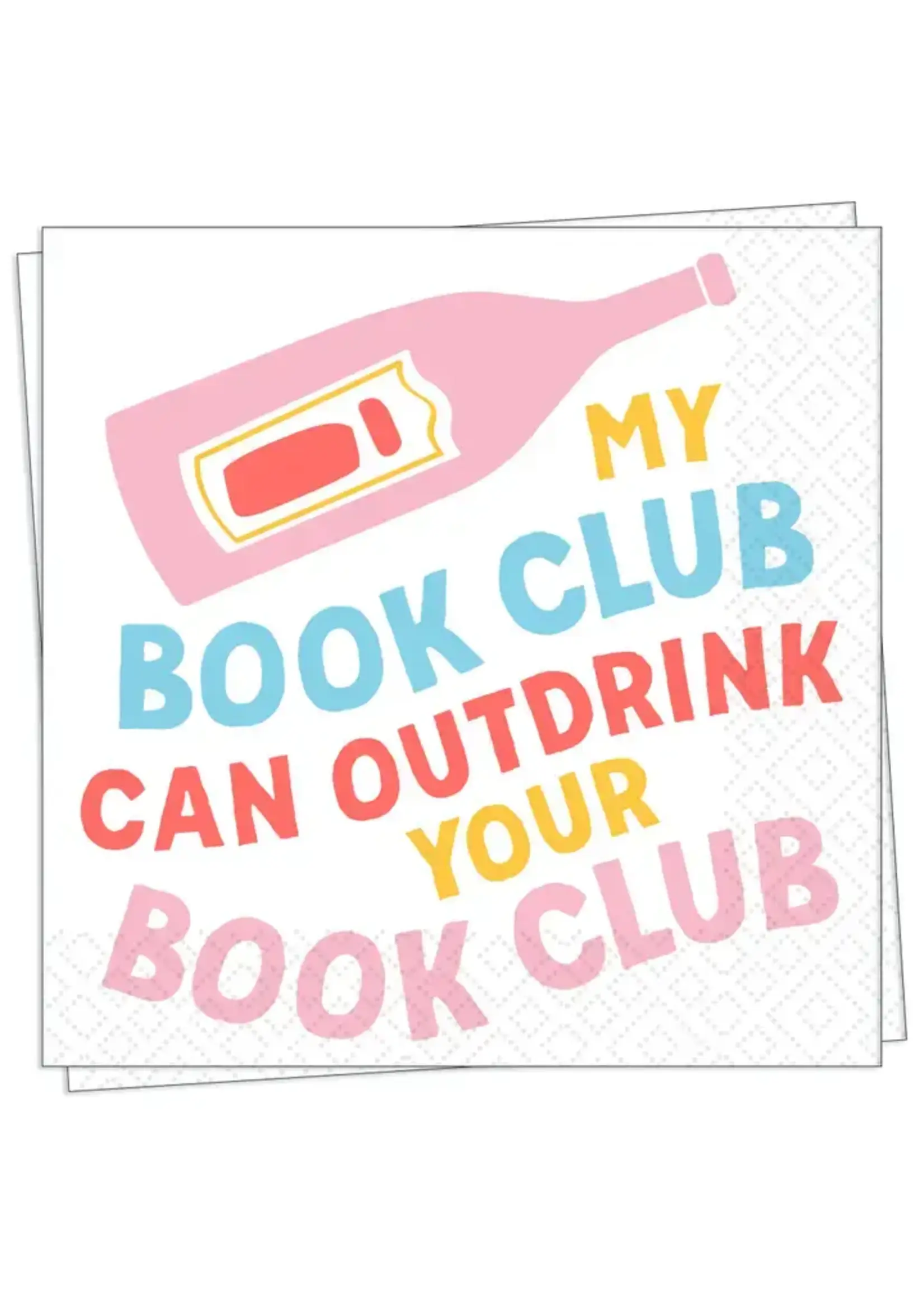 Twilight Collection Book Club Can Outdrink Cocktail Napkin