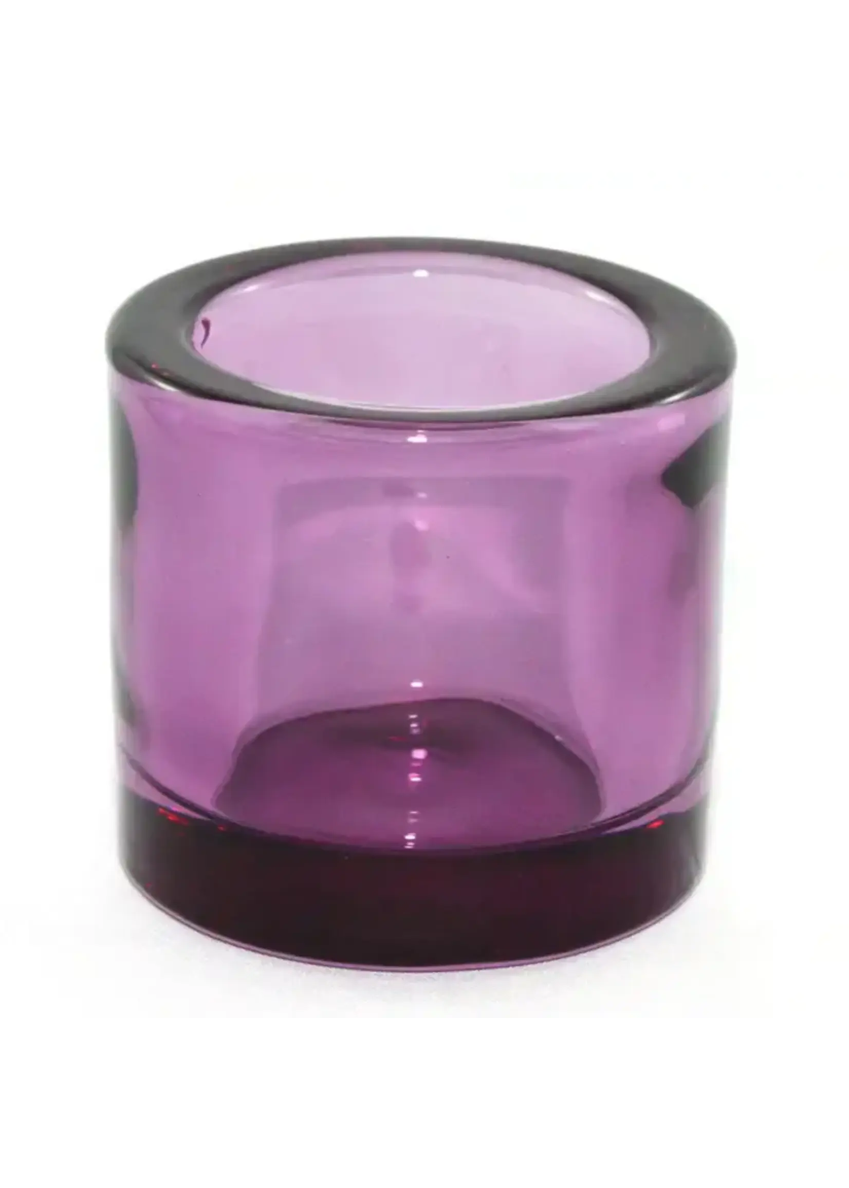 Twilight Collection Copy of Heavy Glass Votive Holder - Violet